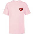 thumbnail image 1 of Marvel Spider-Man Valentine’s Day Love Sixties Heart Mask - Short Sleeve T-Shirt for Kids - Customized-Soft Pink, 1 of 5
