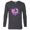 thumbnail image 1 of Marvel Spider-Man Valentine’s Web Heart Let’s Stick Together - Long Sleeve T-Shirt for Men - Customized-Charcoal Heather, 1 of 5