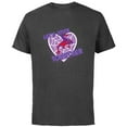 thumbnail image 1 of Marvel Spider-Man Valentine’s Web Heart Let’s Stick Together - Short Sleeve Cotton T-Shirt for Adults - Customized-Charcoal, 1 of 5