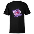 thumbnail image 1 of Marvel Spider-Man Valentine’s Web Heart Let’s Stick Together - Short Sleeve T-Shirt for Kids - Customized-Black, 1 of 5