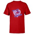 thumbnail image 1 of Marvel Spider-Man Valentine’s Web Heart Let’s Stick Together - Short Sleeve T-Shirt for Kids - Customized-Red, 1 of 5