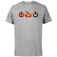 thumbnail image 1 of Marvel Spider-Man & Venom Halloween Pumpkin Jack-o’-Lanterns - Short Sleeve Cotton T-Shirt for Adults - Customized-Athletic Heather, 1 of 5