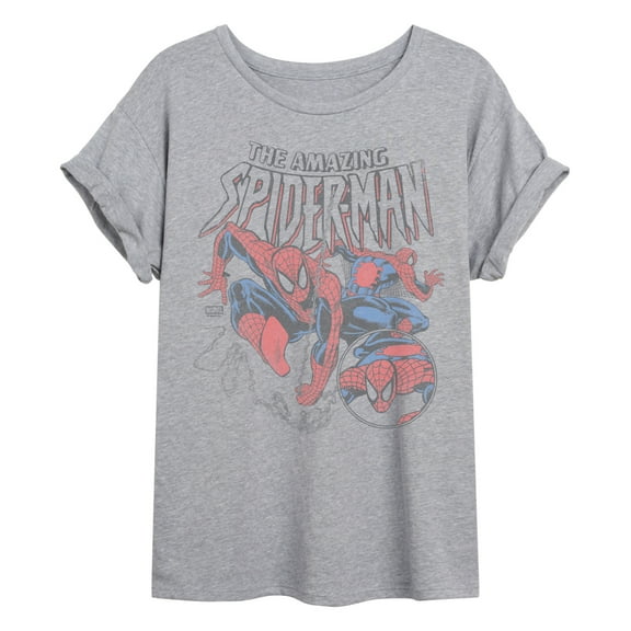 Marvel - Spider-Man Web Collage - Women's Graphic T-Shirt