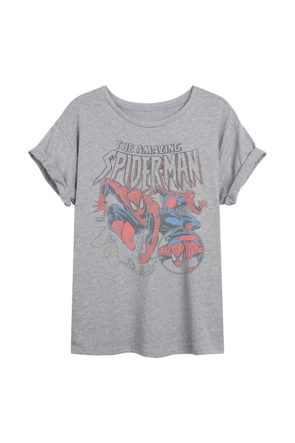 - Spider-Man Web Collage - Women's Graphic T-Shirt