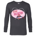 thumbnail image 1 of Marvel Spider-Man Web Heart Love Romantic Be My Valentine - Long Sleeve T-Shirt for Men - Customized-Charcoal Heather, 1 of 5