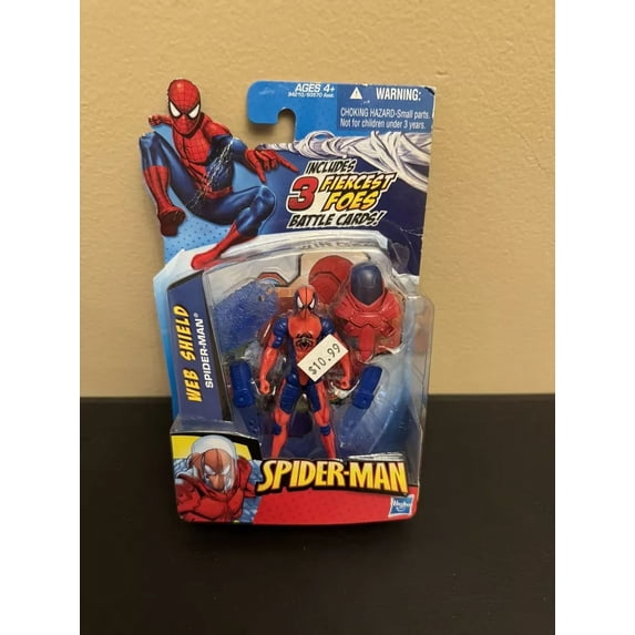 Marvel Spider-Man Web Shield 3.75" Action Figure Hasbro New