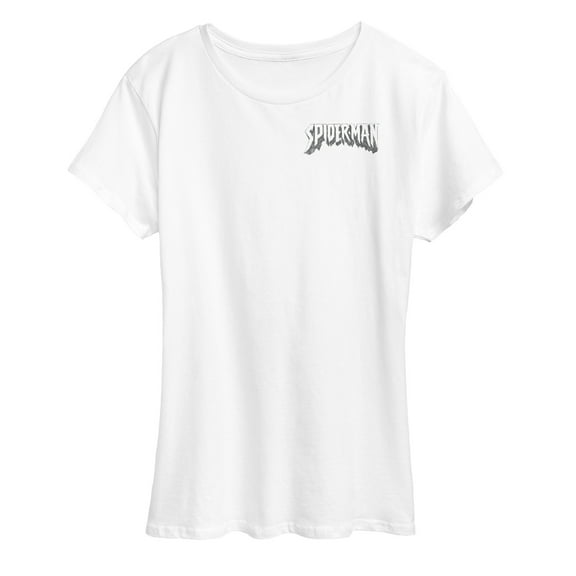 Marvel Spider-Man - Web Slinging Comic - Ladies Short Sleeve Graphic T-Shirt