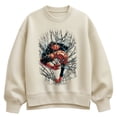 thumbnail image 1 of Marvel - Spider-Man Webs Render - Women's Oversized Fleece Crew Sweatshirt, 1 of 4