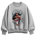 thumbnail image 1 of Marvel - Spider-Man Webs Render - Women's Oversized Fleece Crew Sweatshirt, 1 of 4