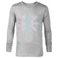 thumbnail image 1 of Marvel Spider-Man Winter Holiday Snowflake Logo - Long Sleeve T-Shirt for Men - Customized-Athletic Heather, 1 of 5