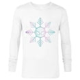 thumbnail image 1 of Marvel Spider-Man Winter Holiday Snowflake Logo - Long Sleeve T-Shirt for Men - Customized-White, 1 of 5