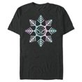thumbnail image 1 of Marvel Spider-Man Winter Holiday Snowflake Logo - Short Sleeve Blended T-Shirt for Adults - Customized-Dark Heather, 1 of 5