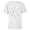 thumbnail image 1 of Marvel Spider-Man Winter Holiday Snowflake Logo - Short Sleeve T-Shirt for Kids - Customized-White, 1 of 5