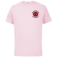 thumbnail image 1 of Marvel Spider-Man With Great Power Great Responsibility Icon - Short Sleeve Cotton T-Shirt for Adults - Customized-Soft Pink, 1 of 5