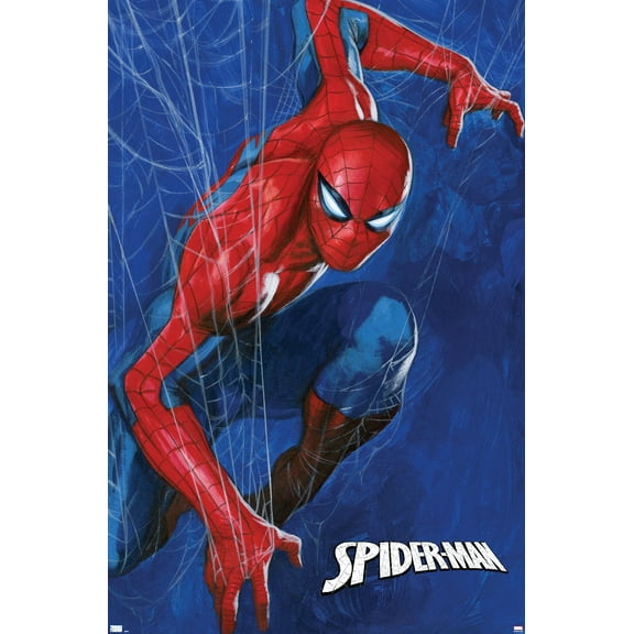 Marvel Spider-Man: World Of Webs - Posing Wall Poster, 22.375" x 34"