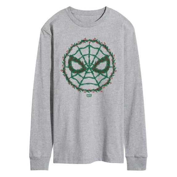 Marvel - Spider Man Wreath - Men's Long Sleeve Graphic T-Shirt