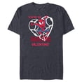thumbnail image 1 of Marvel Spider-Man You’re an Amazing Valentine Romantic - Short Sleeve Blended T-Shirt for Adults - Customized-Navy Heather, 1 of 5