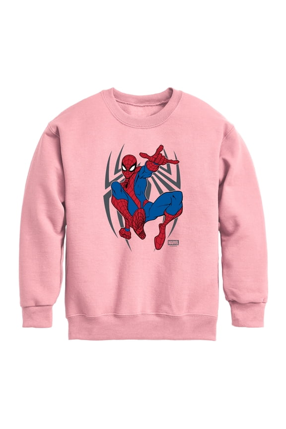 - Spider-Man - Youth Crew Fleece Sweatshirt