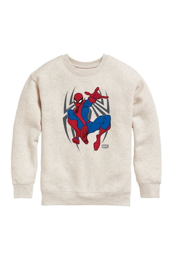 - Spider-Man - Youth Crew Fleece Sweatshirt