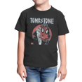 thumbnail image 1 of Marvel Spider-Man Youth Tombstone Distressed T-Shirt (Black, XS-XL), 1 of 4