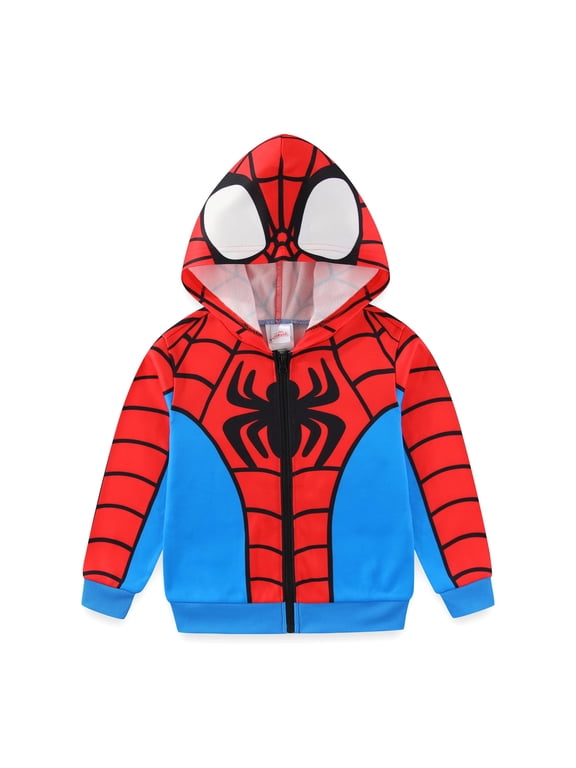 Spider-Man Zip Up Hoodie (Boys), Sizes 2T-7