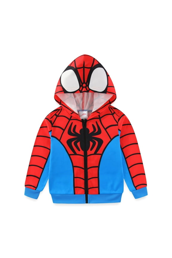 Spider-Man Zip Up Hoodie (Boys), Sizes 2T-7