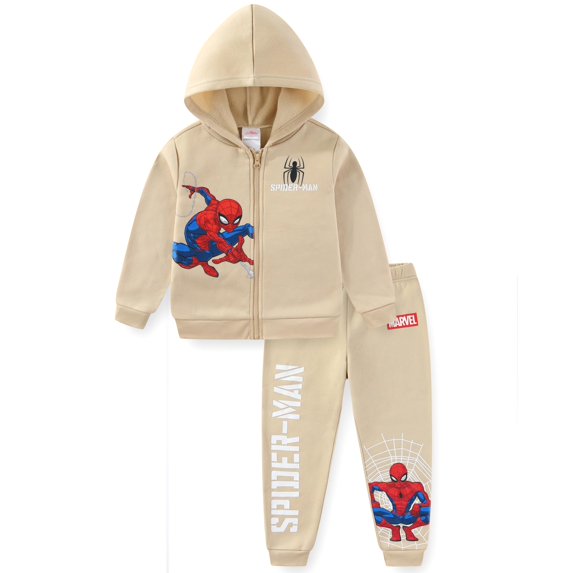 Marvel Spider-Man Zip Up Hoodie and Pants Set (Boys), 2 Piece Set, Sizes 4-12