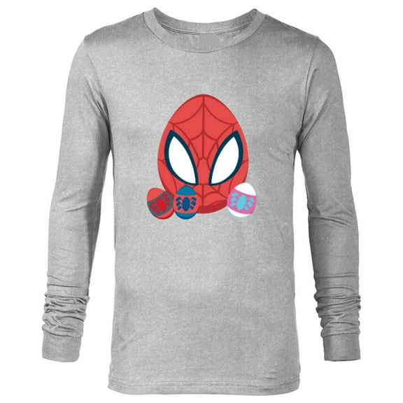 Marvel Spider-Man and Spider-Friends Toony Easter Eggs - Long Sleeve T-Shirt for Men - Customized-Athletic Heather