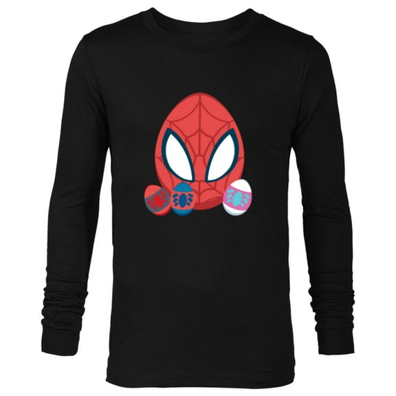 Marvel Spider-Man and Spider-Friends Toony Easter Eggs - Long Sleeve T-Shirt for Men - Customized-Black