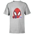 thumbnail image 1 of Marvel Spider-Man and Spider-Friends Toony Easter Eggs - Short Sleeve T-Shirt for Kids - Customized-Athletic Heather, 1 of 5