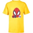 thumbnail image 1 of Marvel Spider-Man and Spider-Friends Toony Easter Eggs - Short Sleeve T-Shirt for Kids - Customized-Yellow, 1 of 5