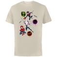 thumbnail image 1 of Marvel Spider-Man and Spider-Verse Pals Halloween Adventure - Short Sleeve Cotton T-Shirt for Adults - Customized-Natural, 1 of 5