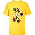 thumbnail image 1 of Marvel Spider-Man and Spider-Verse Pals Halloween Adventure - Short Sleeve T-Shirt for Kids - Customized-Yellow, 1 of 5