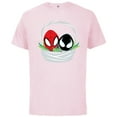 thumbnail image 1 of Marvel Spider-Man and Venom Easter Basket - Short Sleeve Cotton T-Shirt for Adults - Customized-Soft Pink, 1 of 5