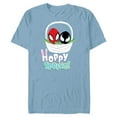 thumbnail image 1 of Marvel Spider-Man and Venom Eggs Hoppy Spring Easter Basket - Short Sleeve Blended T-Shirt for Adults - Customized-Ocean Blue, 1 of 5
