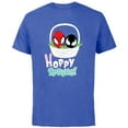 thumbnail image 1 of Marvel Spider-Man and Venom Eggs Hoppy Spring Easter Basket - Short Sleeve Cotton T-Shirt for Adults - Customized-Royal Heather, 1 of 5