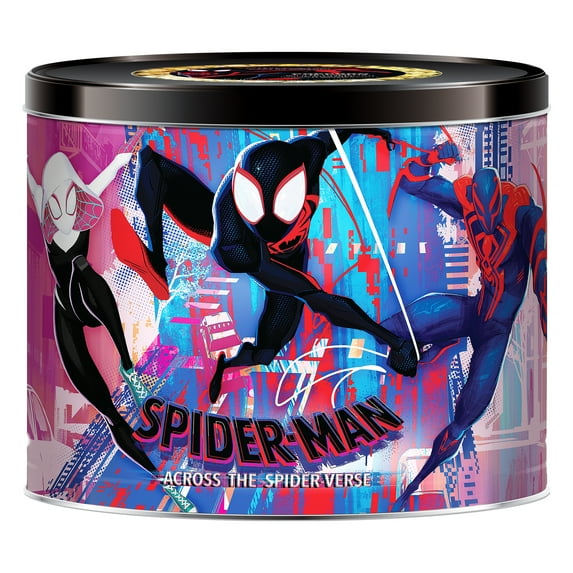 Marvel Spider-Verse Popcorn Tin, 18.5 Ounces