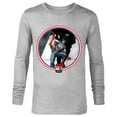 thumbnail image 1 of Marvel Spider-Woman Captain America 80th Anniversary Covers Standard - Long Sleeve T-Shirt for Men – Customized-Athletic Heather, 1 of 5
