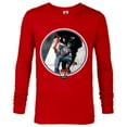 thumbnail image 1 of Marvel Spider-Woman Captain America 80th Anniversary Covers Standard - Long Sleeve T-Shirt for Men – Customized-New Red, 1 of 5