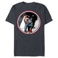 thumbnail image 1 of Marvel Spider-Woman Captain America 80th Anniversary Covers Standard - Short Sleeve Blended T-Shirt for Adults – Customized-Navy Heather, 1 of 5