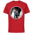 thumbnail image 1 of Marvel Spider-Woman Captain America 80th Anniversary Covers Standard - Short Sleeve Cotton T-Shirt for Adults - Customized-Red, 1 of 5
