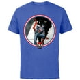 thumbnail image 1 of Marvel Spider-Woman Captain America 80th Anniversary Covers Standard - Short Sleeve Cotton T-Shirt for Adults - Customized-Royal Heather, 1 of 4