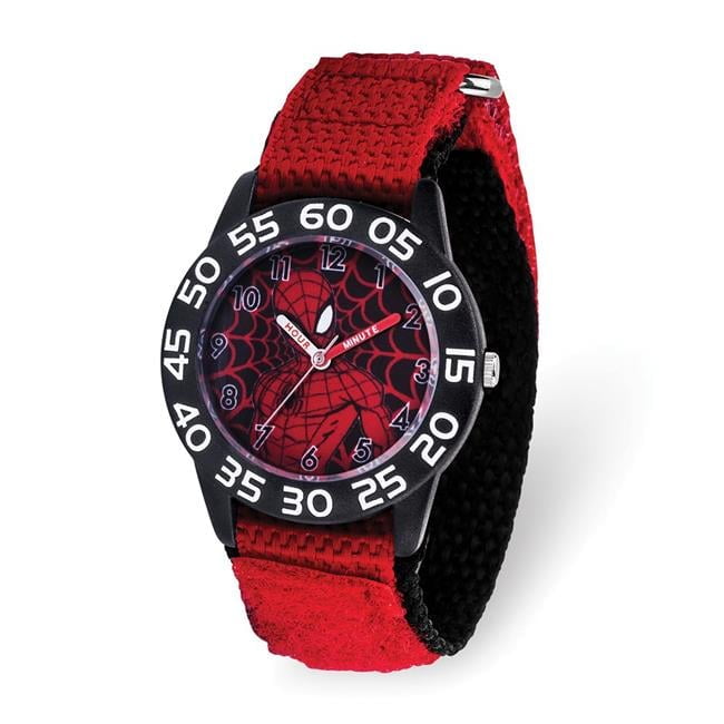 Marvel Spider-man Black & Red Time Teacher Watch