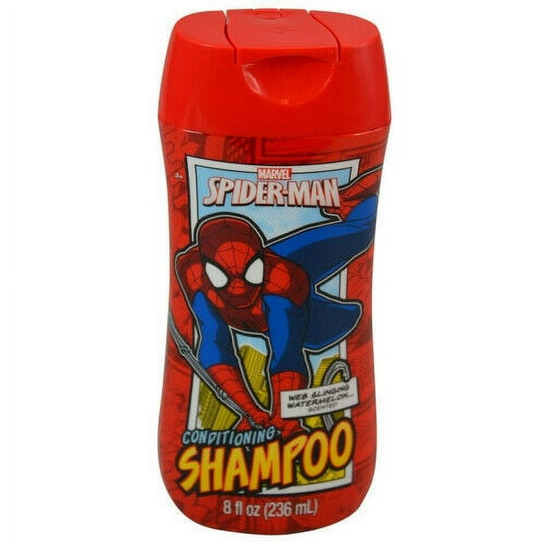 Spiderman 8oz Body Wash in a Bottle, Parabens Free, Non Toxic 