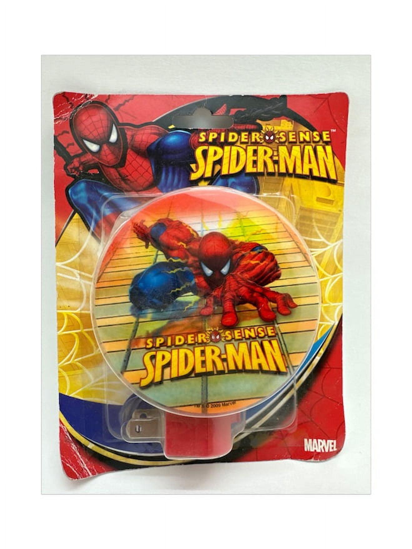 Spiderman Night Light with On/Off Switch Great for Bedrooms, Bathrooms, Kitchens, Foyers and Hallways