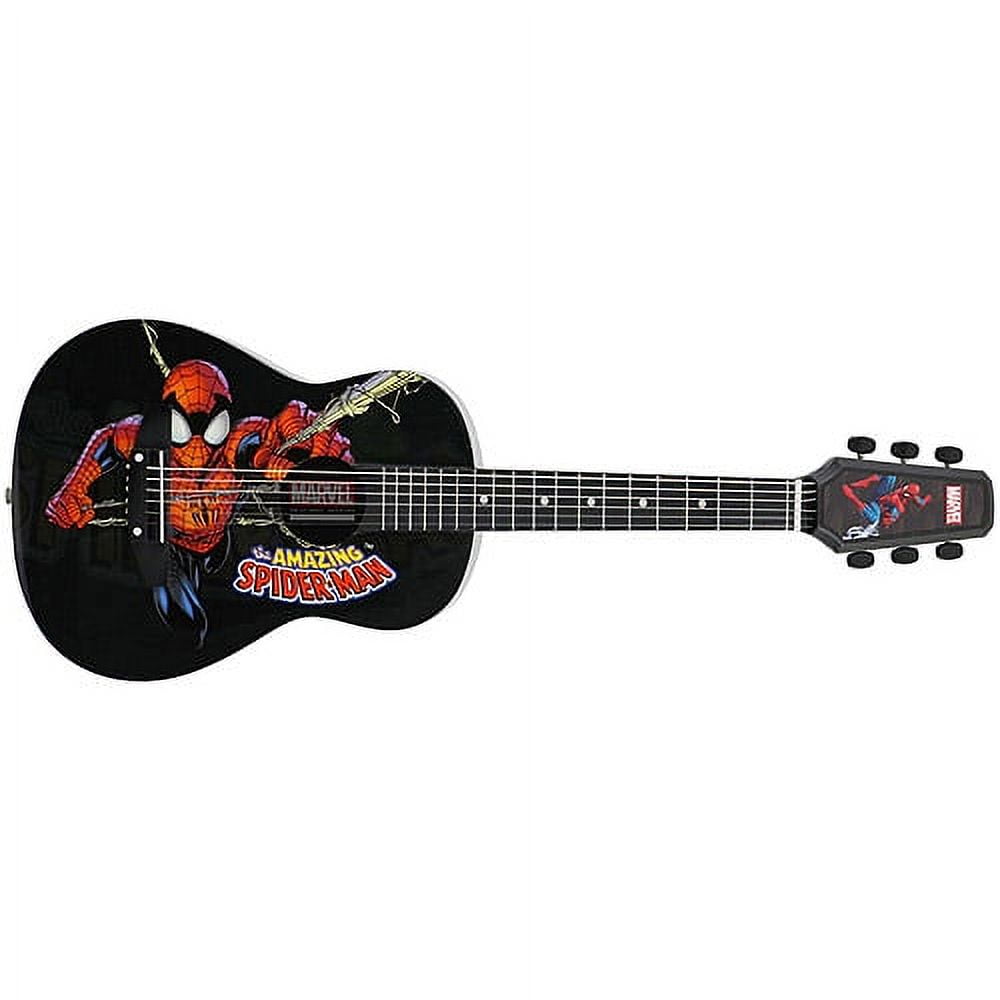 Spider-Man Marvel Electronic Lights & Sounds Musical Guitar 🎸*RARE* Works