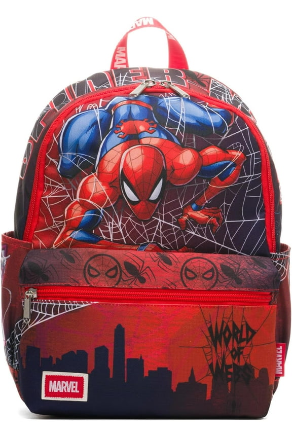 Marvel Spiderman 13" Deluxe Nylon Daypack Featuring Miles Morales and Gwen Stacy
