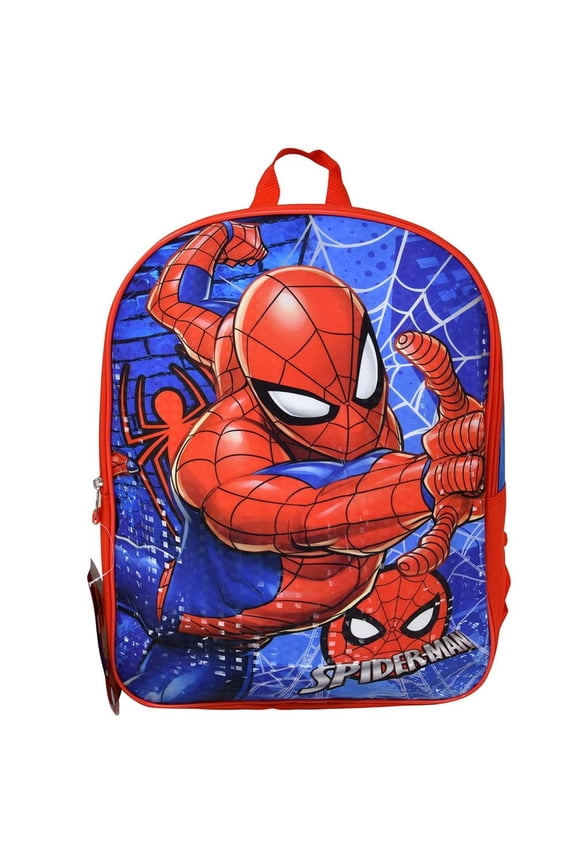 Marvel Spiderman 15" Backpack with Plain Front