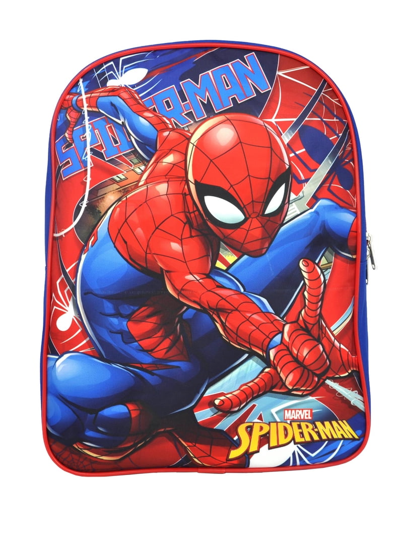 Marvel Red and Blue Backpack Buy Vanilla Underground Blue Marvel Boys 4 Piece Backpack  main image 3