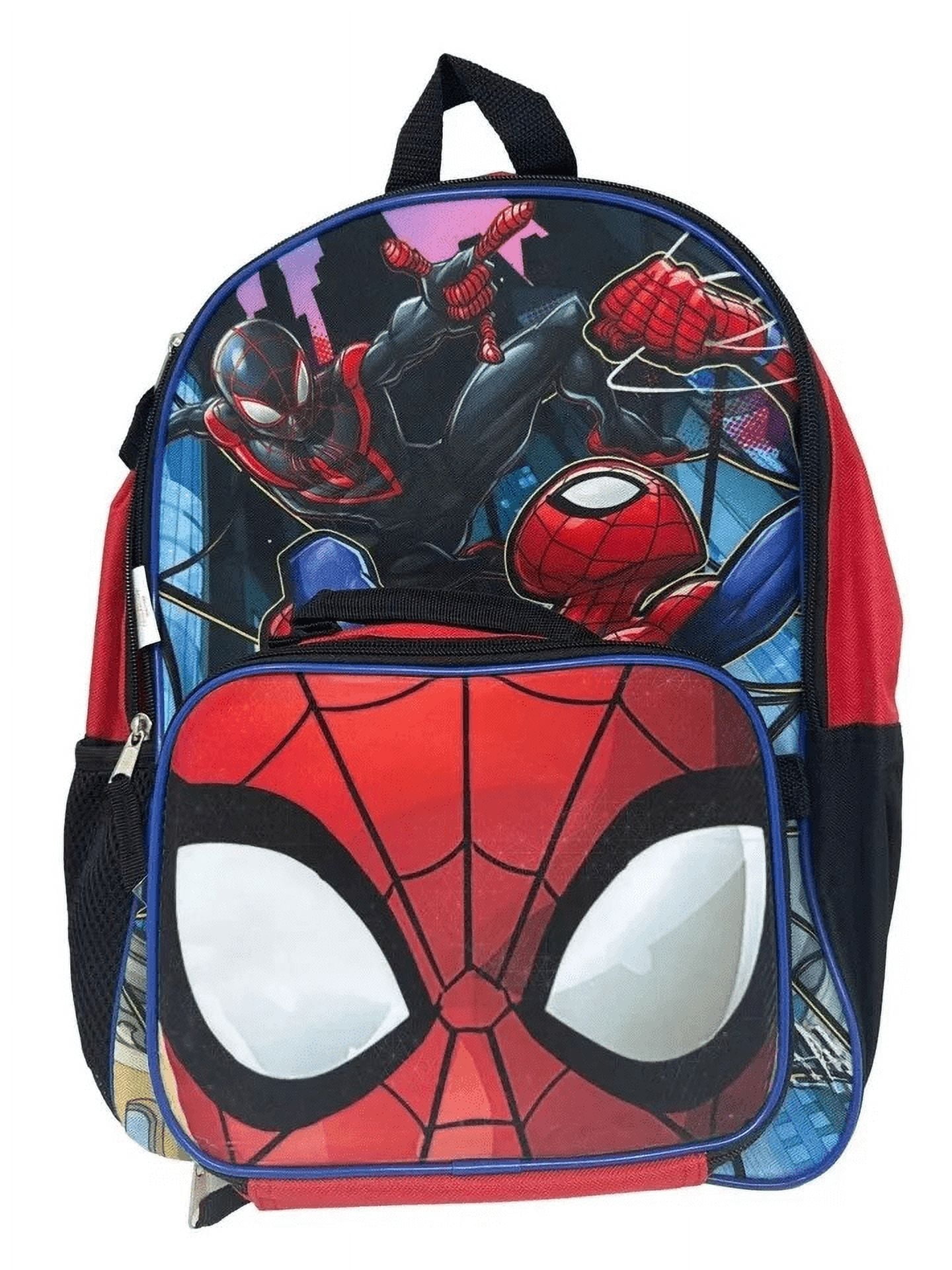 Marvel Spiderman 16" Backpack with Lunch Box Set
